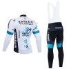 Completo Maglia ML + Pantaloncino con bretelle ML 2025 Bahrain Victorious Bianco